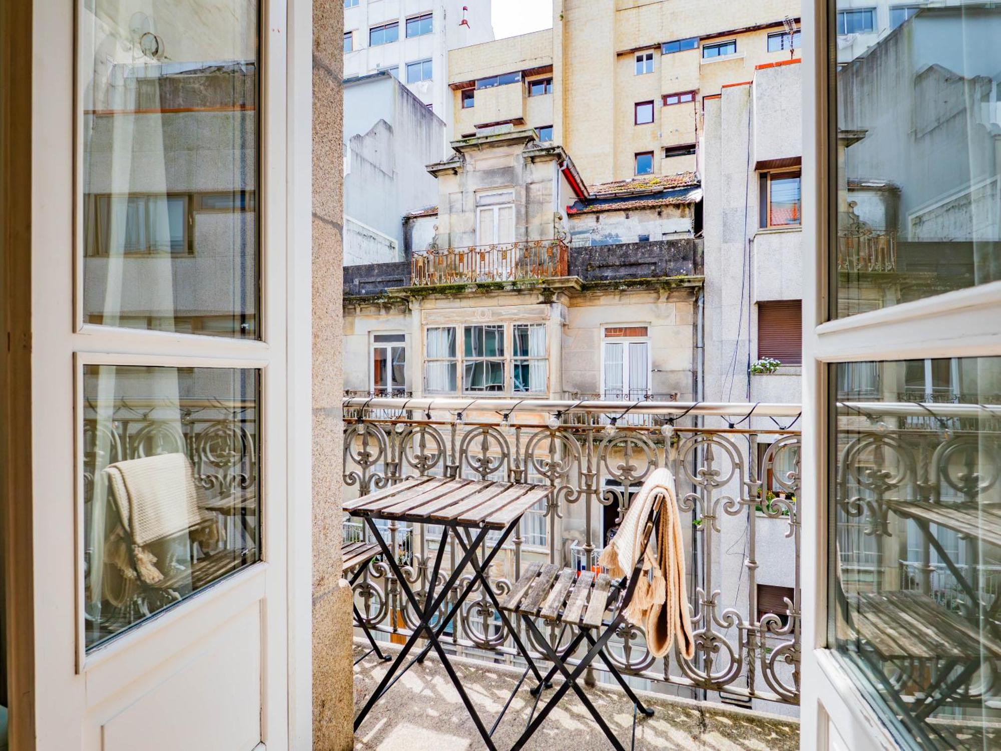 Luxury Centro De Vigo Balcony Apartment Bagian luar foto